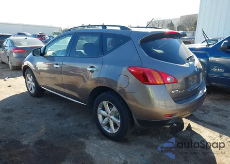 2009 Nissan Murano S/Sl из США, поврежденный, VIN JN8AZ18U89W011849